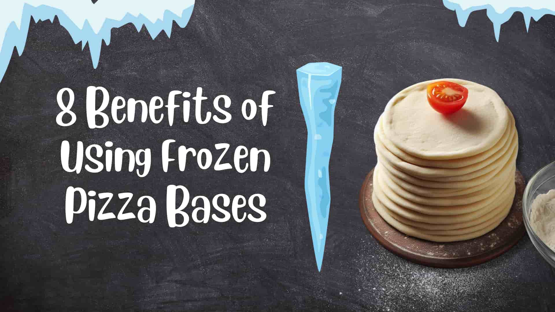 Frozen pizza bases