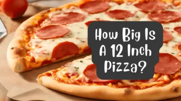 how big is a 12 inch pizza